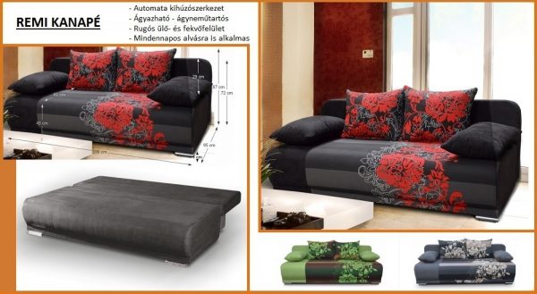 Remi ágyazható kanapé