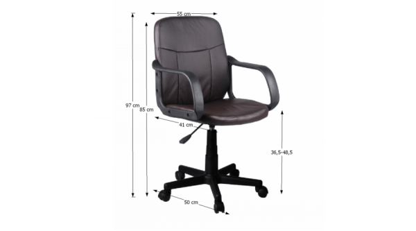 AYLA irodai szék barna 1