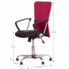 Irodai szék, fekete piros, AEX 1