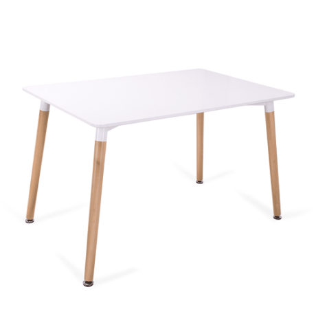 Korvin asztal 120 világos bükk – fehér