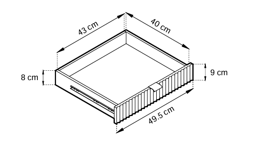 Nova fésülködőasztal 104x50