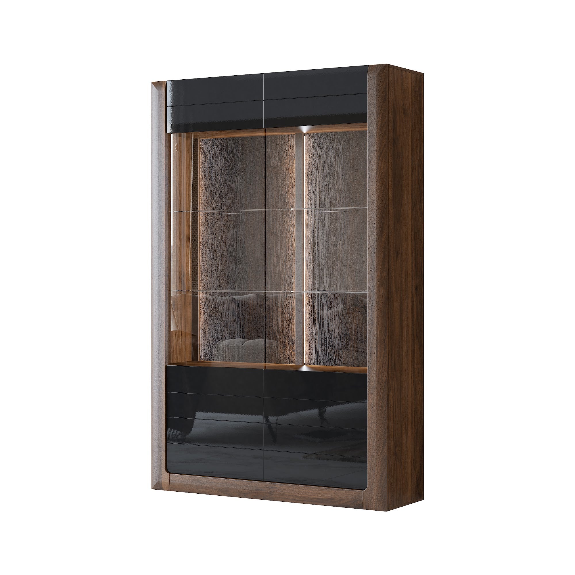 Moneta vitrines szekrény 129 széles
