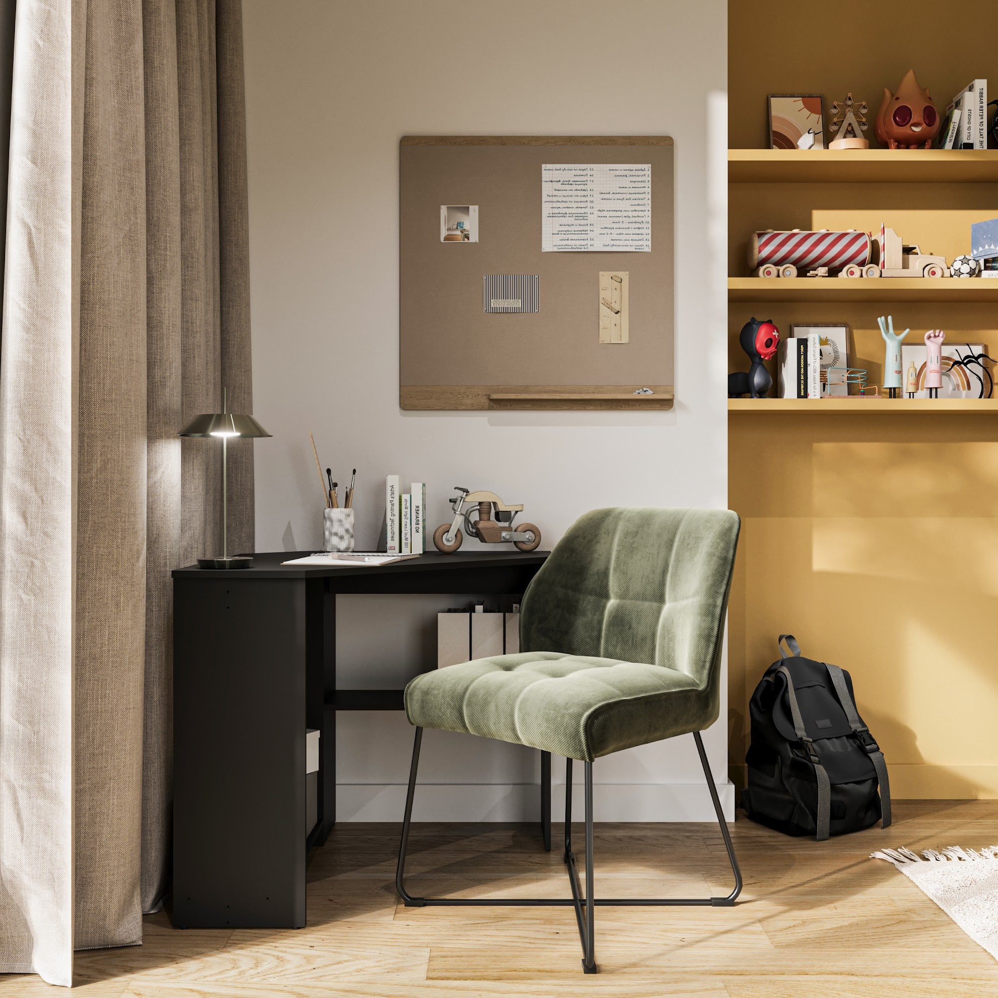 Piana sarok íróasztal 80x80