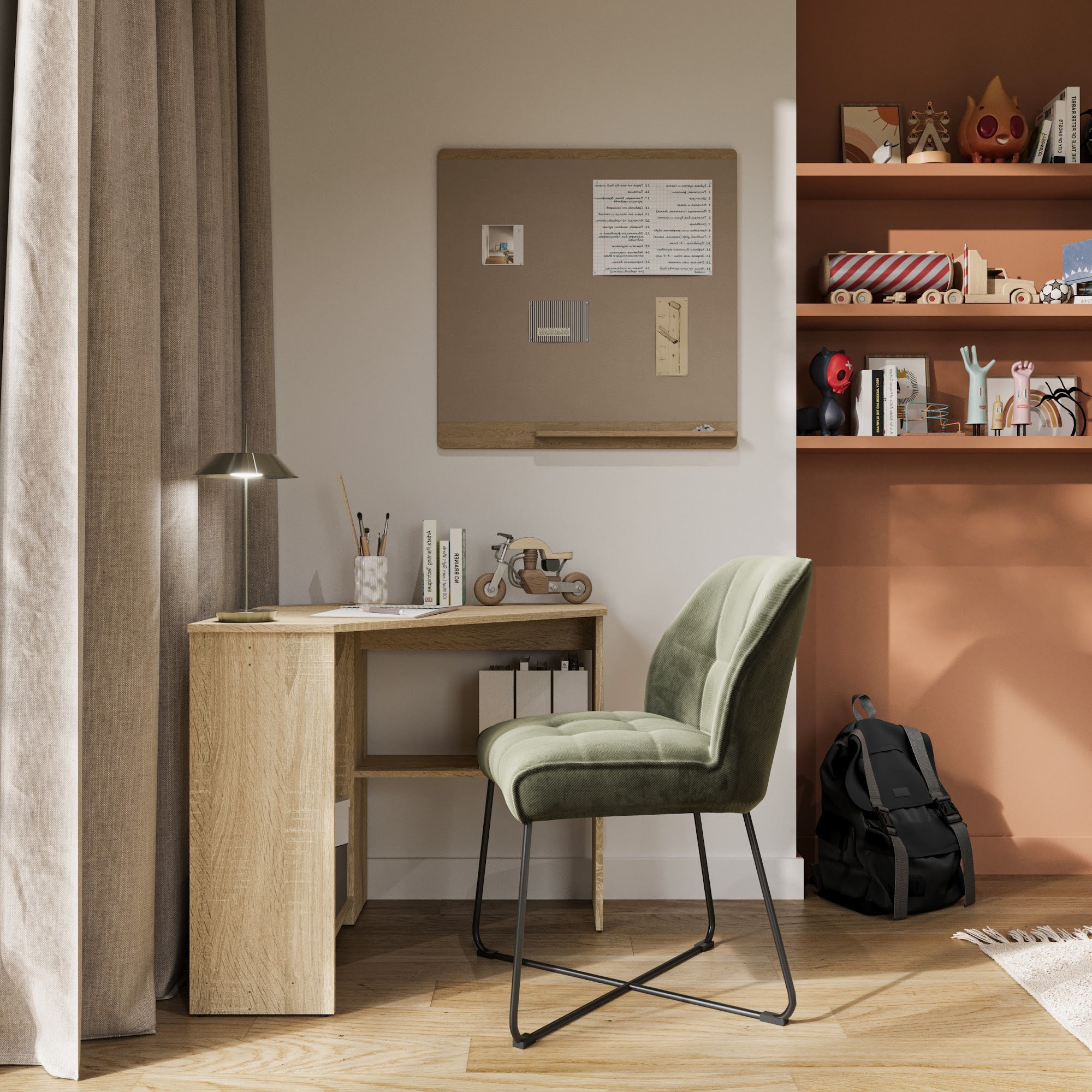 Piana sarok íróasztal 80x80