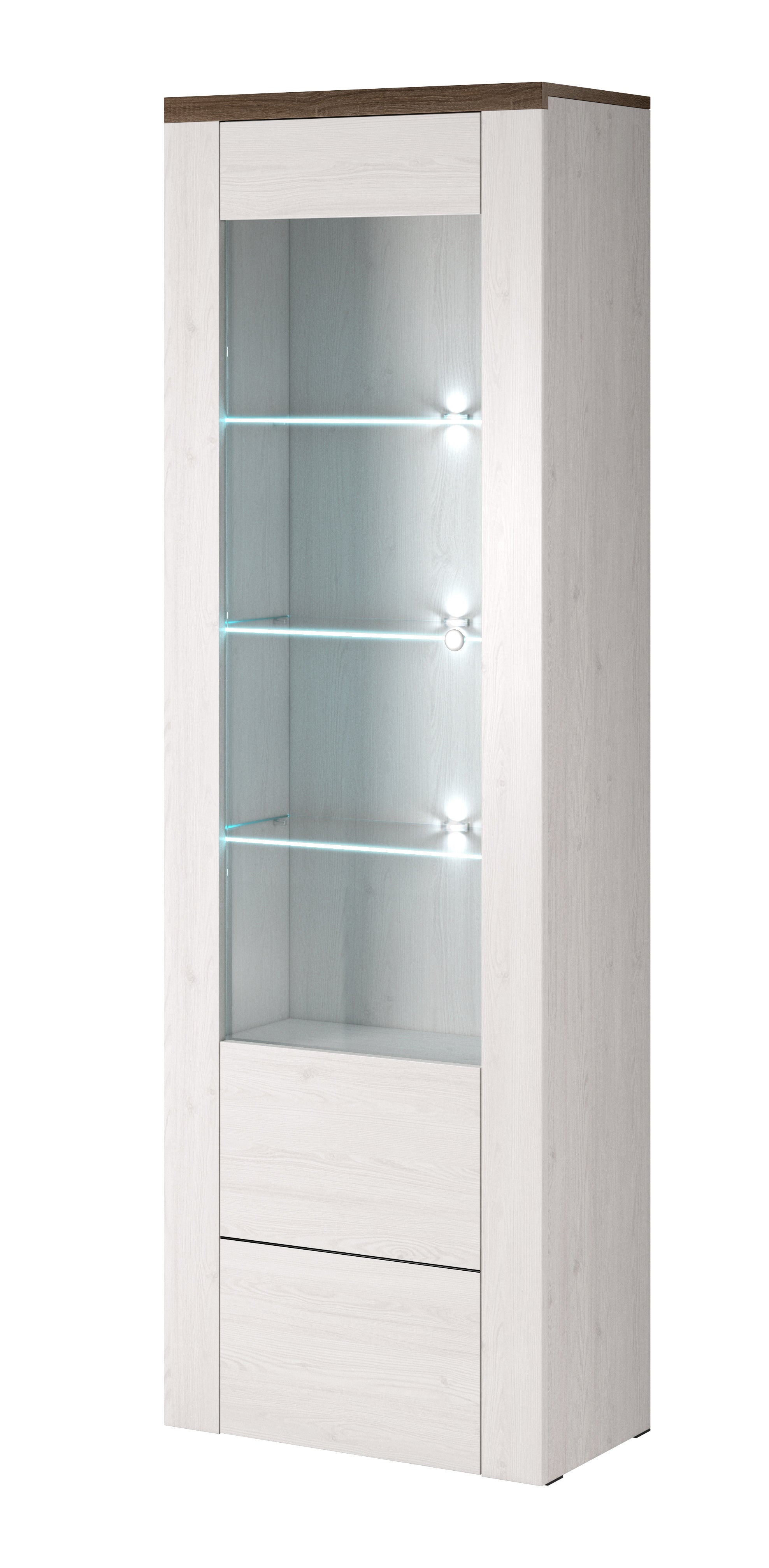 Rifiano vitrines szekrény 65 széles