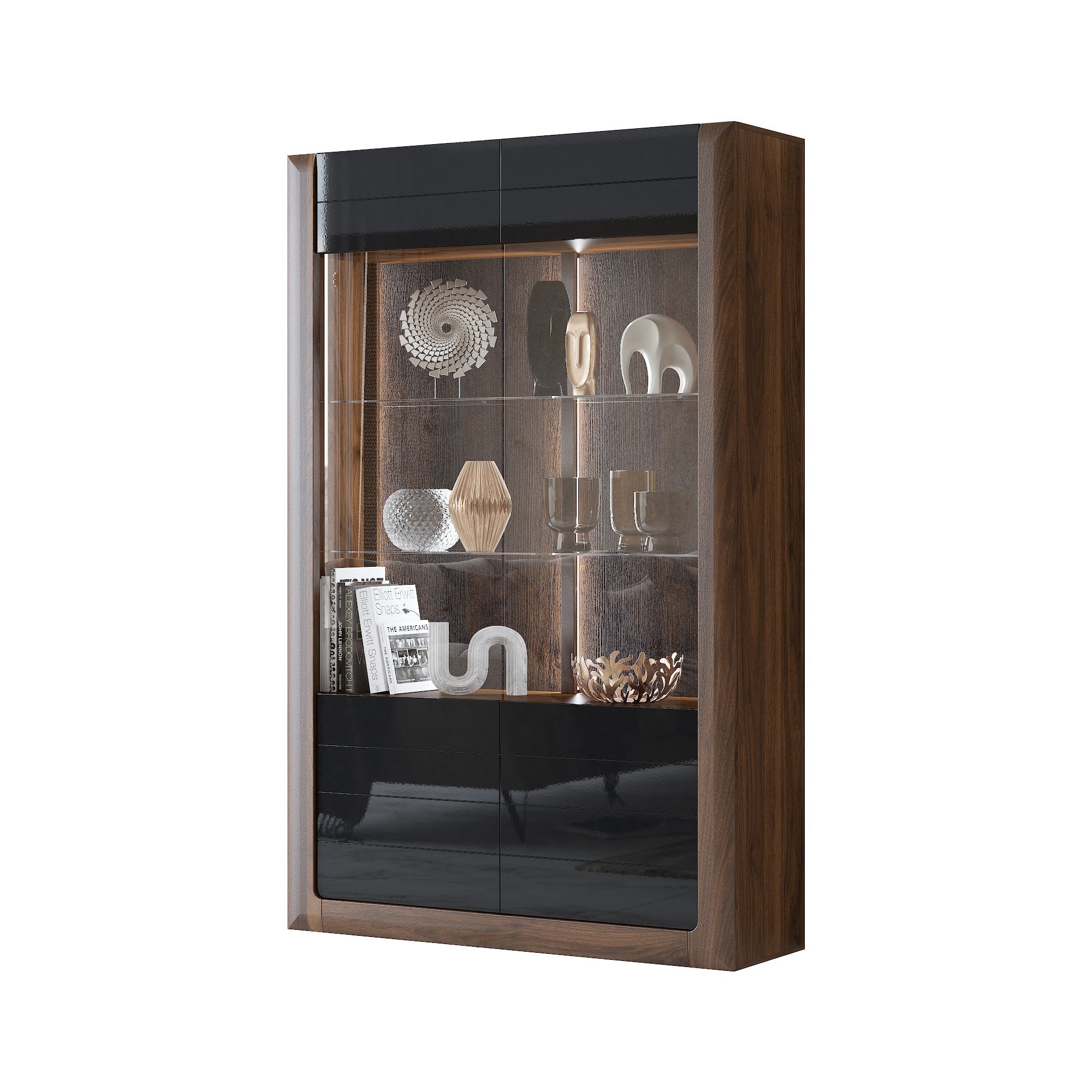 Moneta vitrines szekrény 129 széles