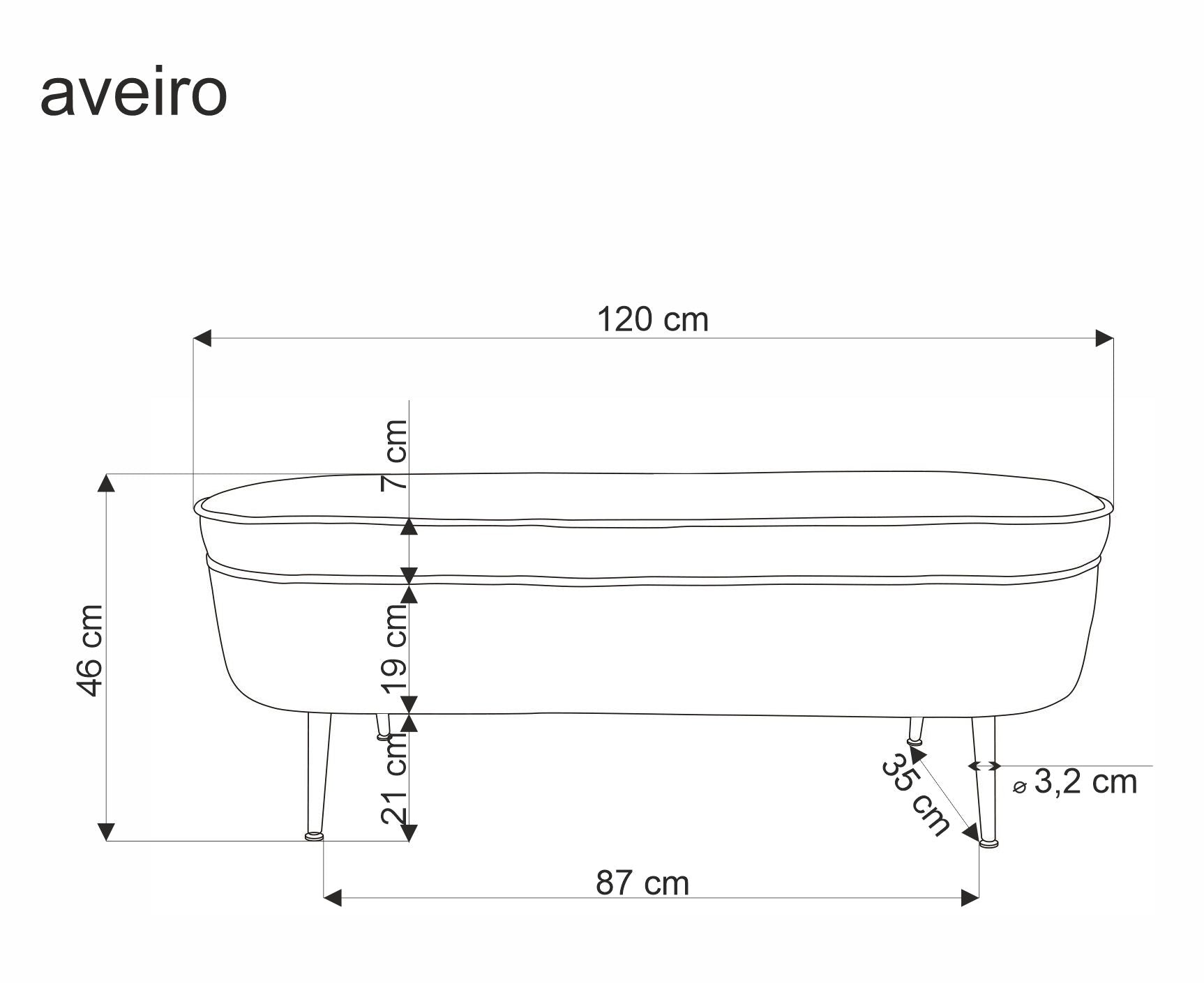 Ferriera tárolós pad
