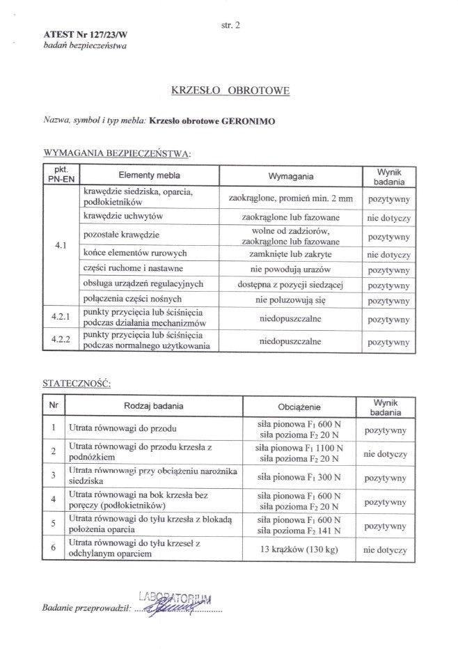 Tarano forgószék
