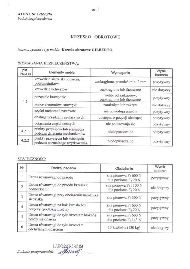 Paciano forgószék