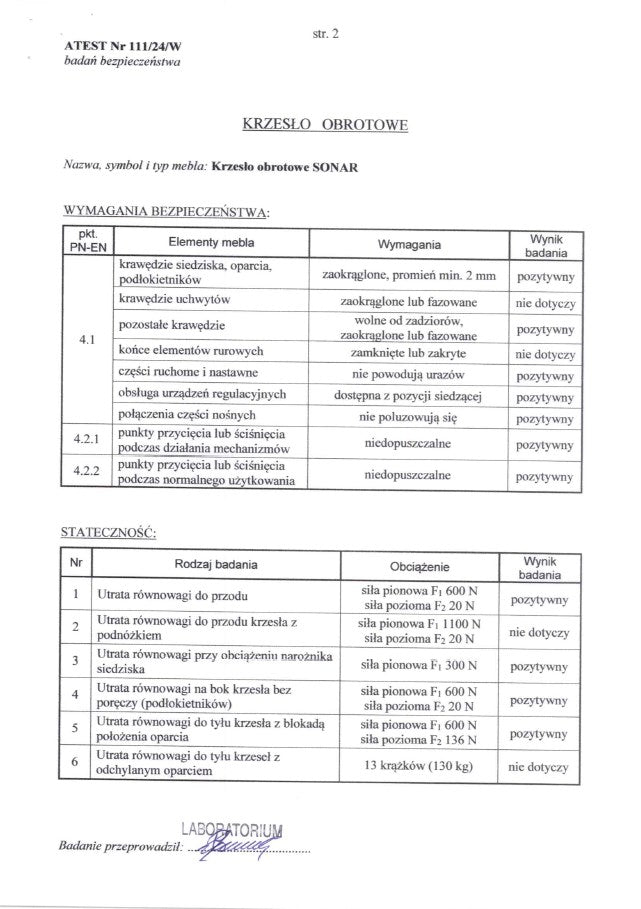 Colere forgószék