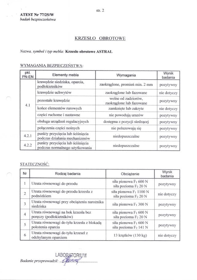 Caprioli forgószék