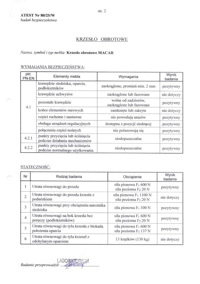Cerenzia forgószék