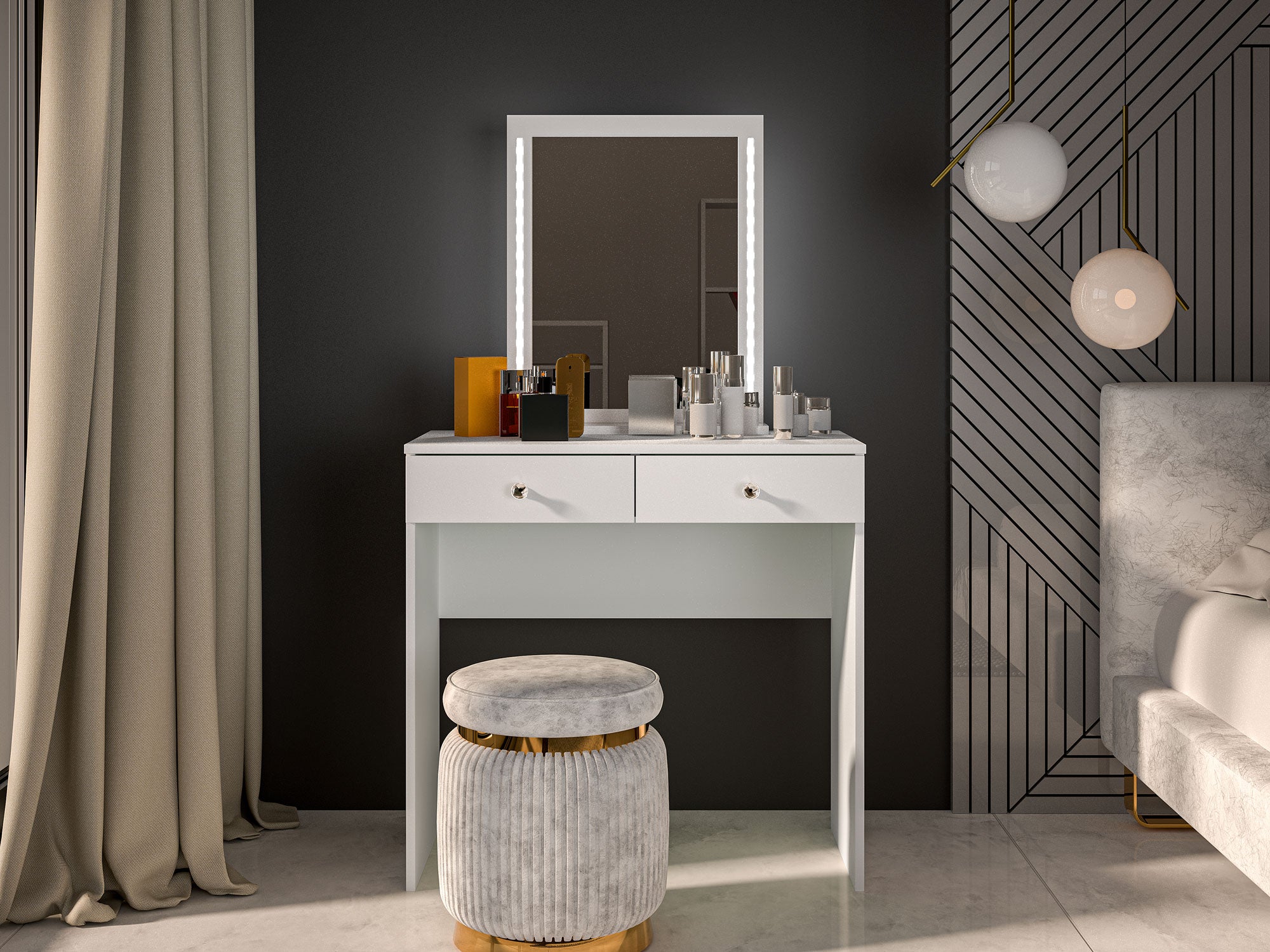 Gennara fésülködőasztal 80x40