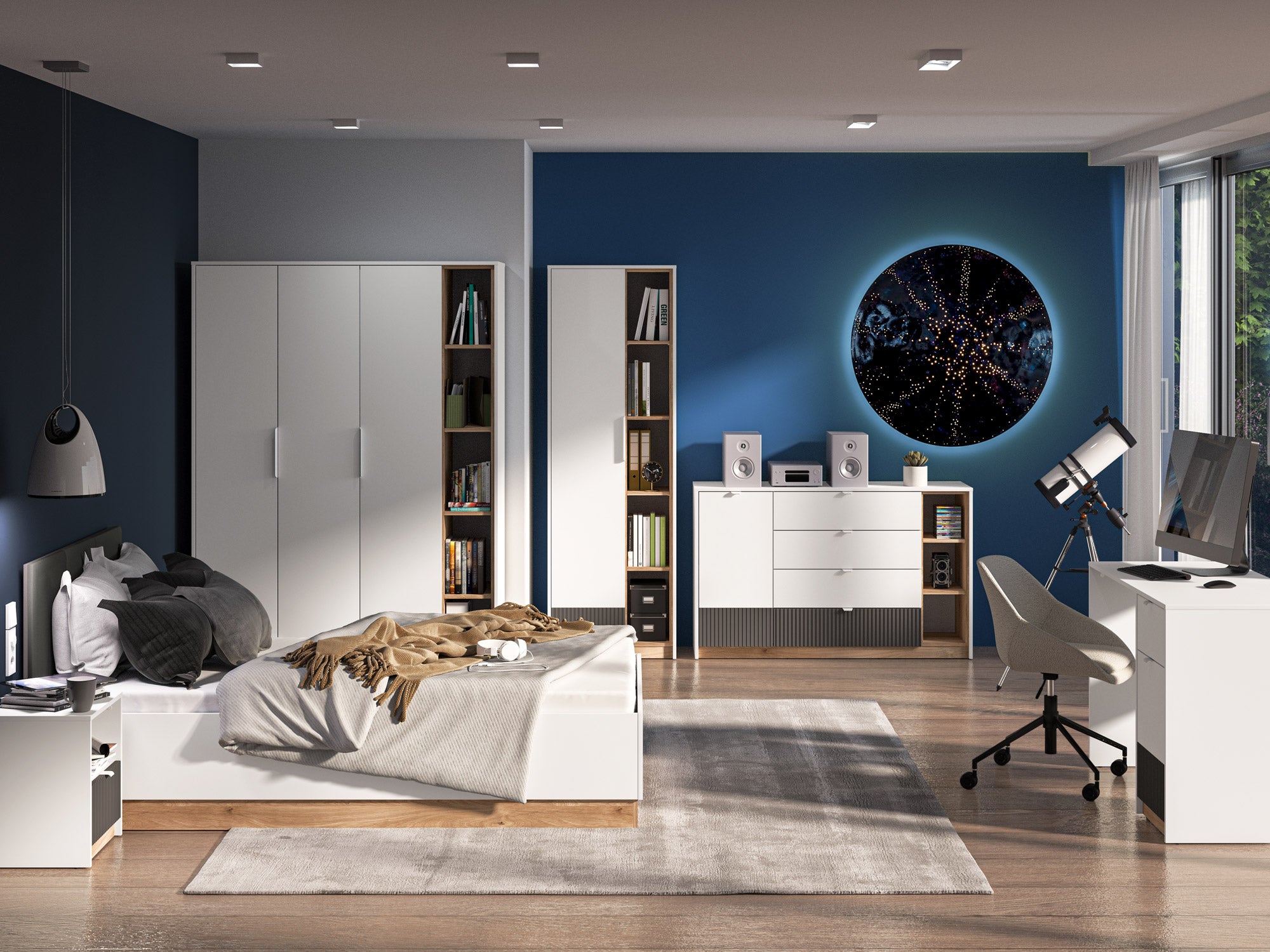 Opalina gardróbszekrény 82 széles