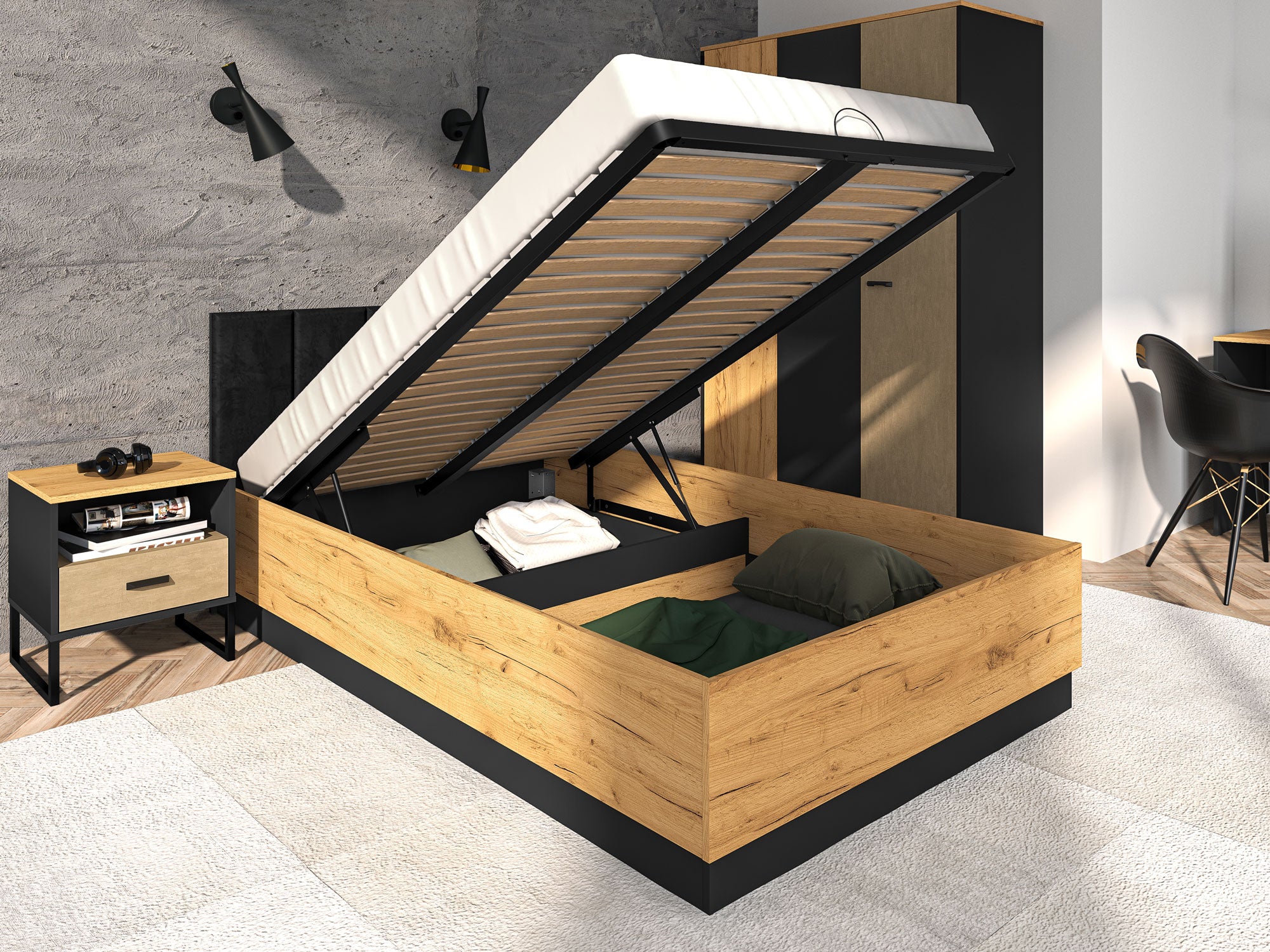 Vallombra ágy craft 125.4x89.2
