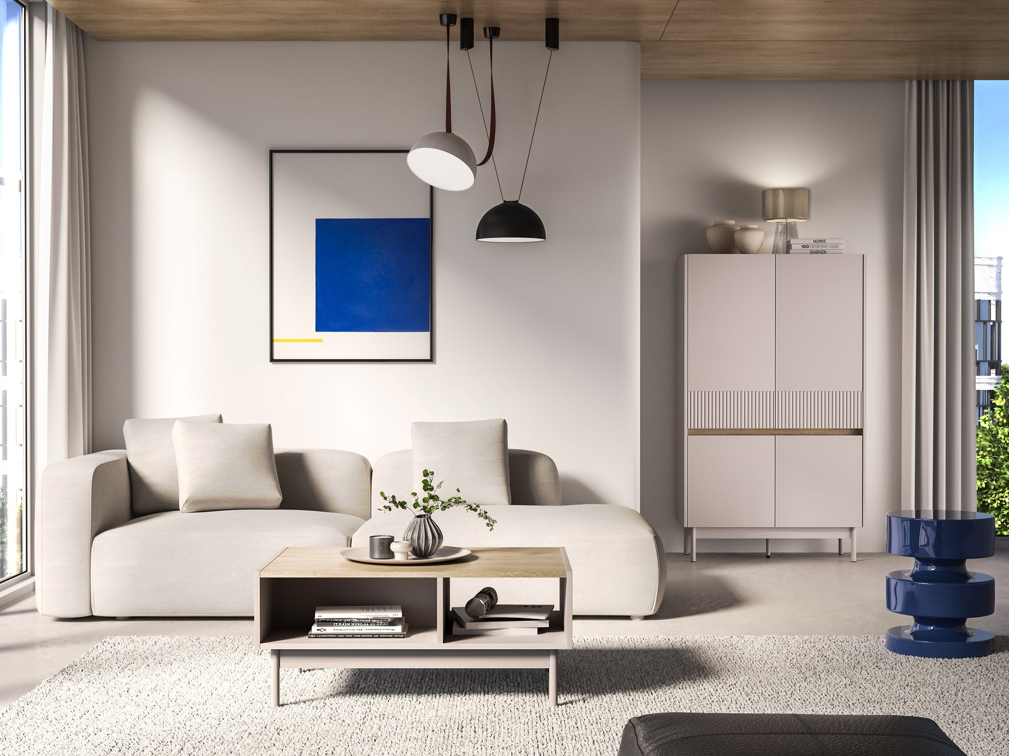 Nocera dohányzóasztal 90x60