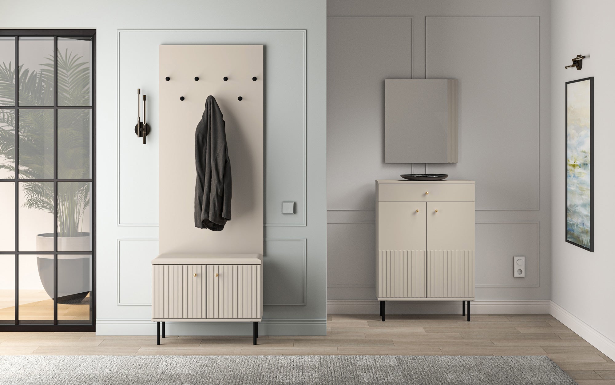 Ibisco szekrény 68x55 cashmere