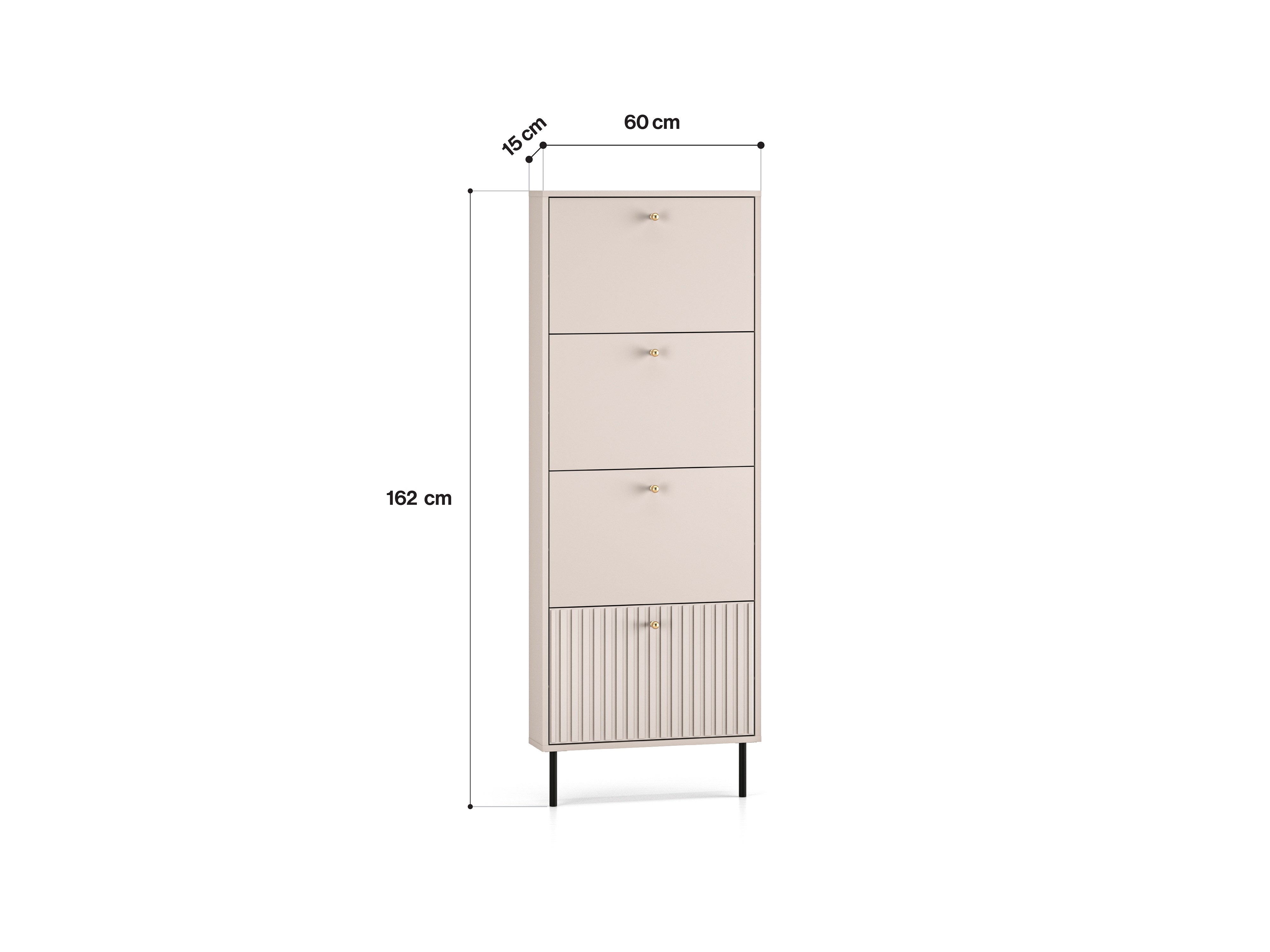 Ibisco szekrény 60x162 cashmere