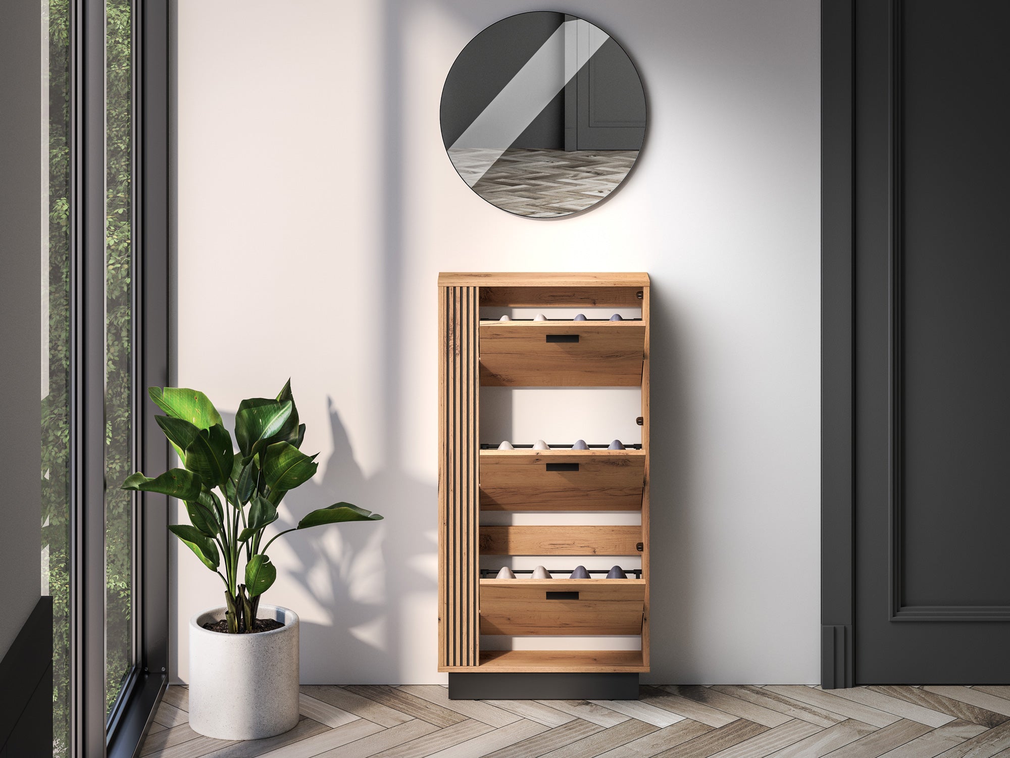 Ulivo cipősszekrény 60x119 craft