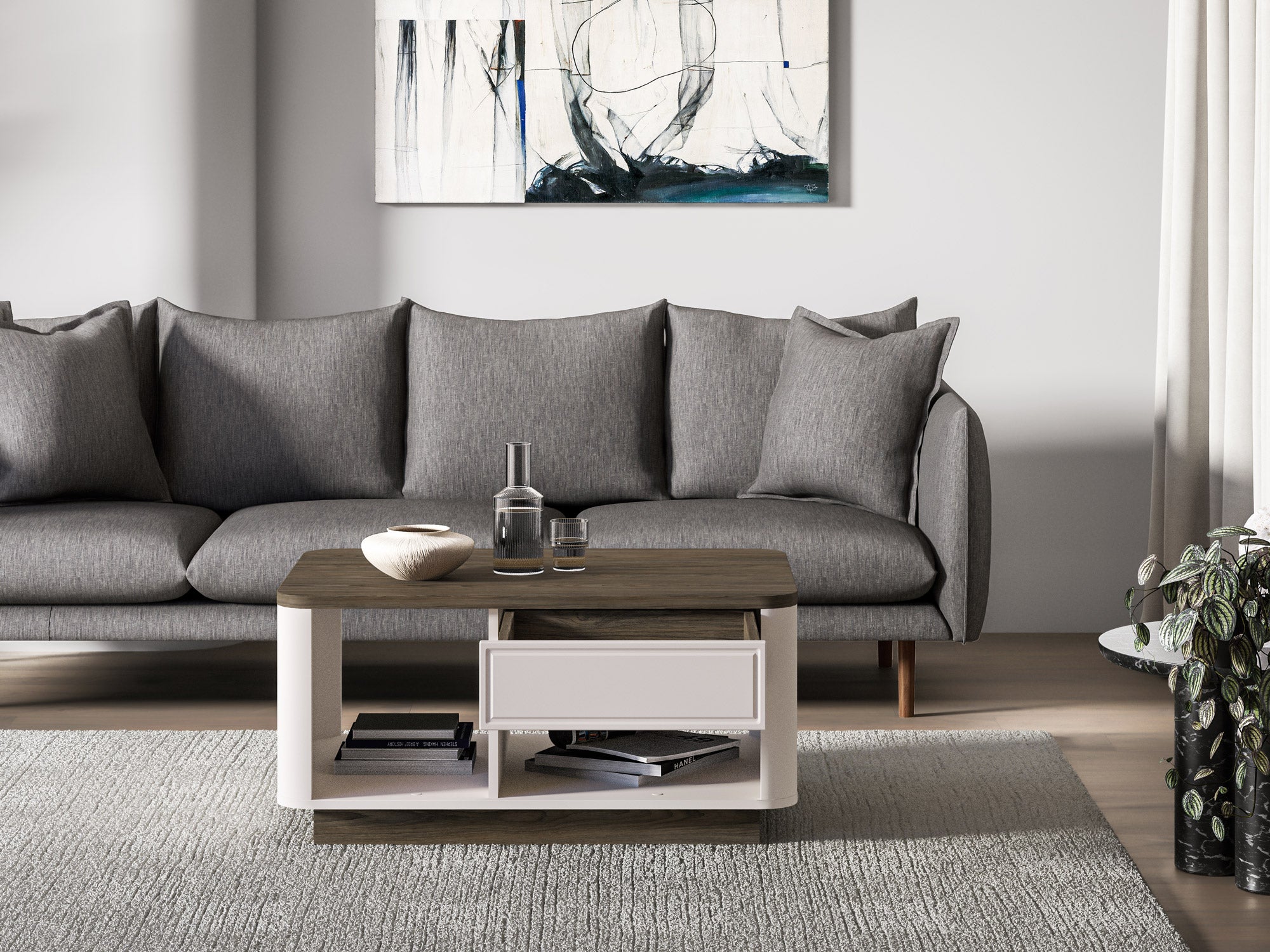 Quirinale asztal 90x60