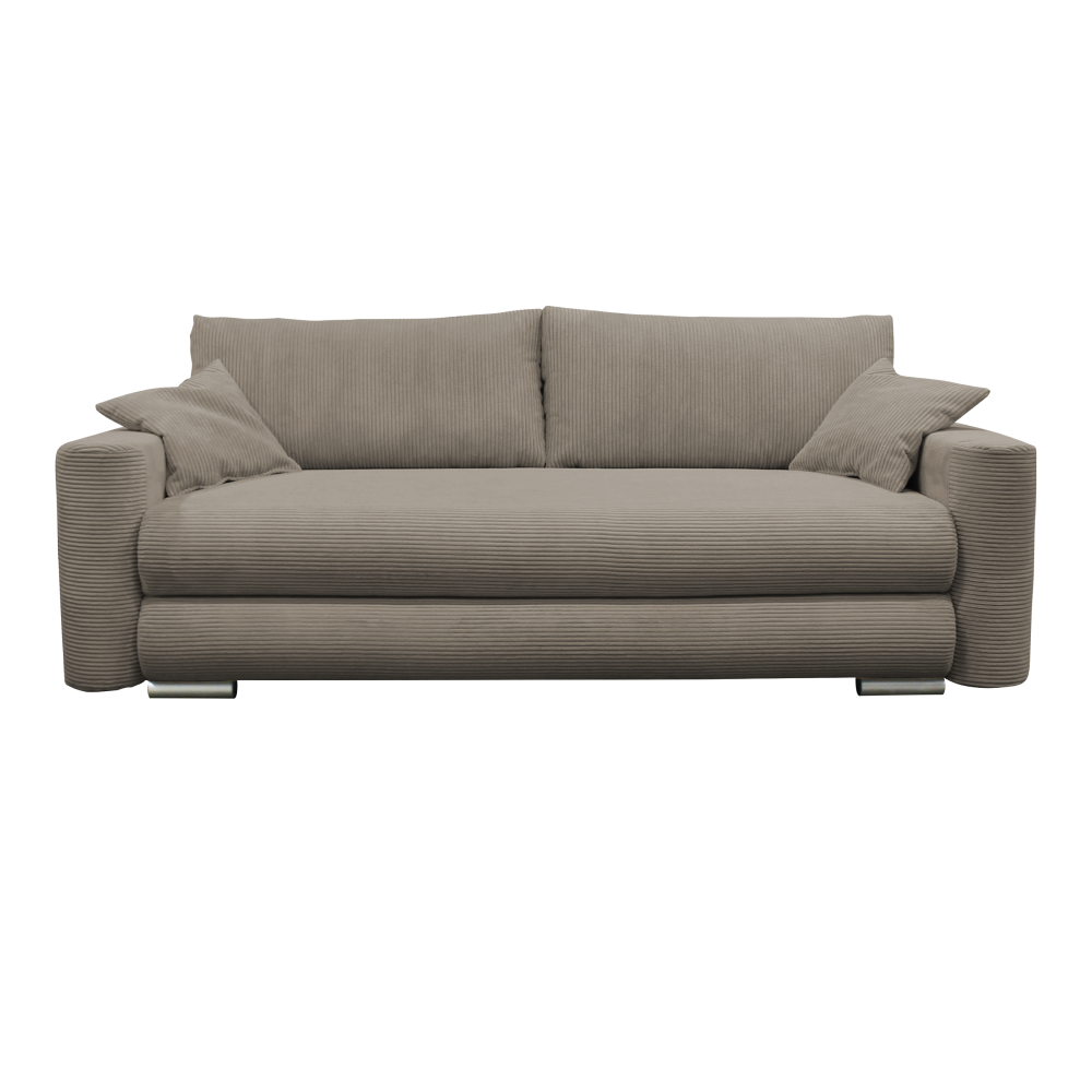 Széthúzható heverő, szürkésbarna Taupe, ROSELYN