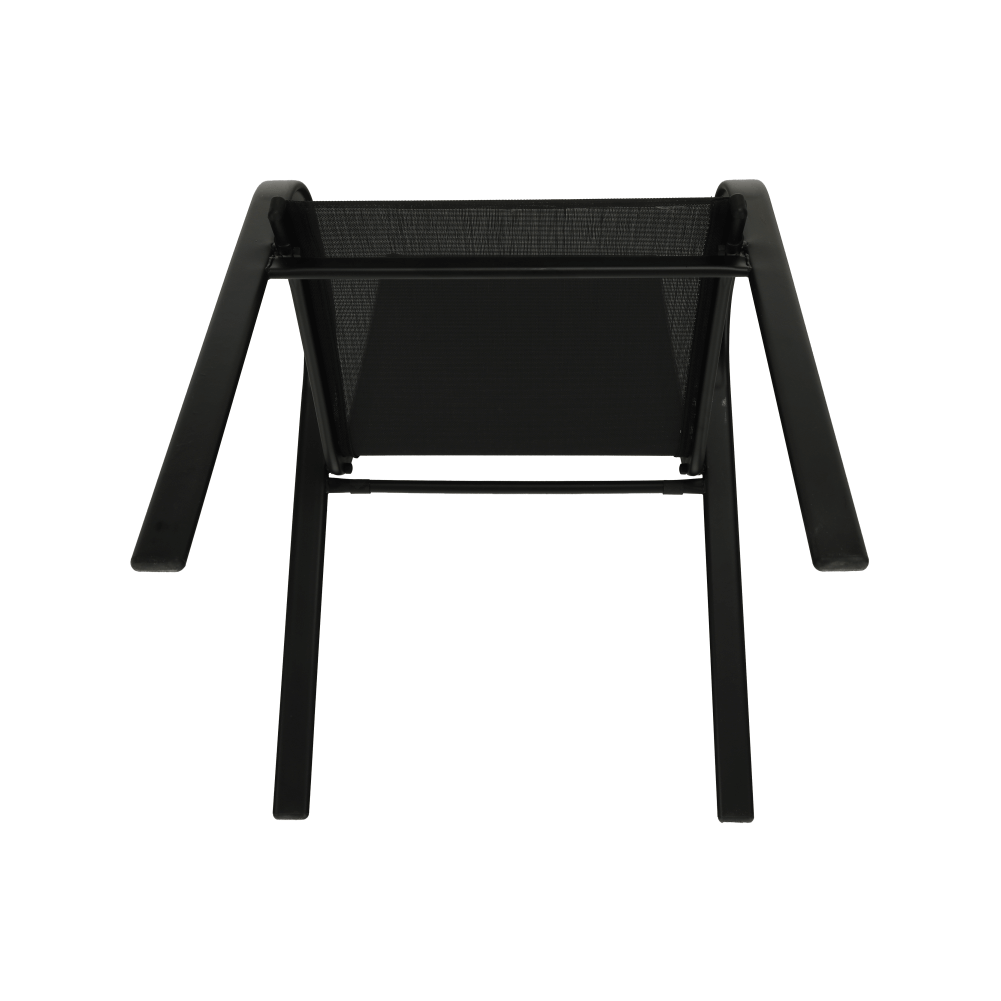 Rakásolható szék, sötétszürke/fekete, ALDERA
