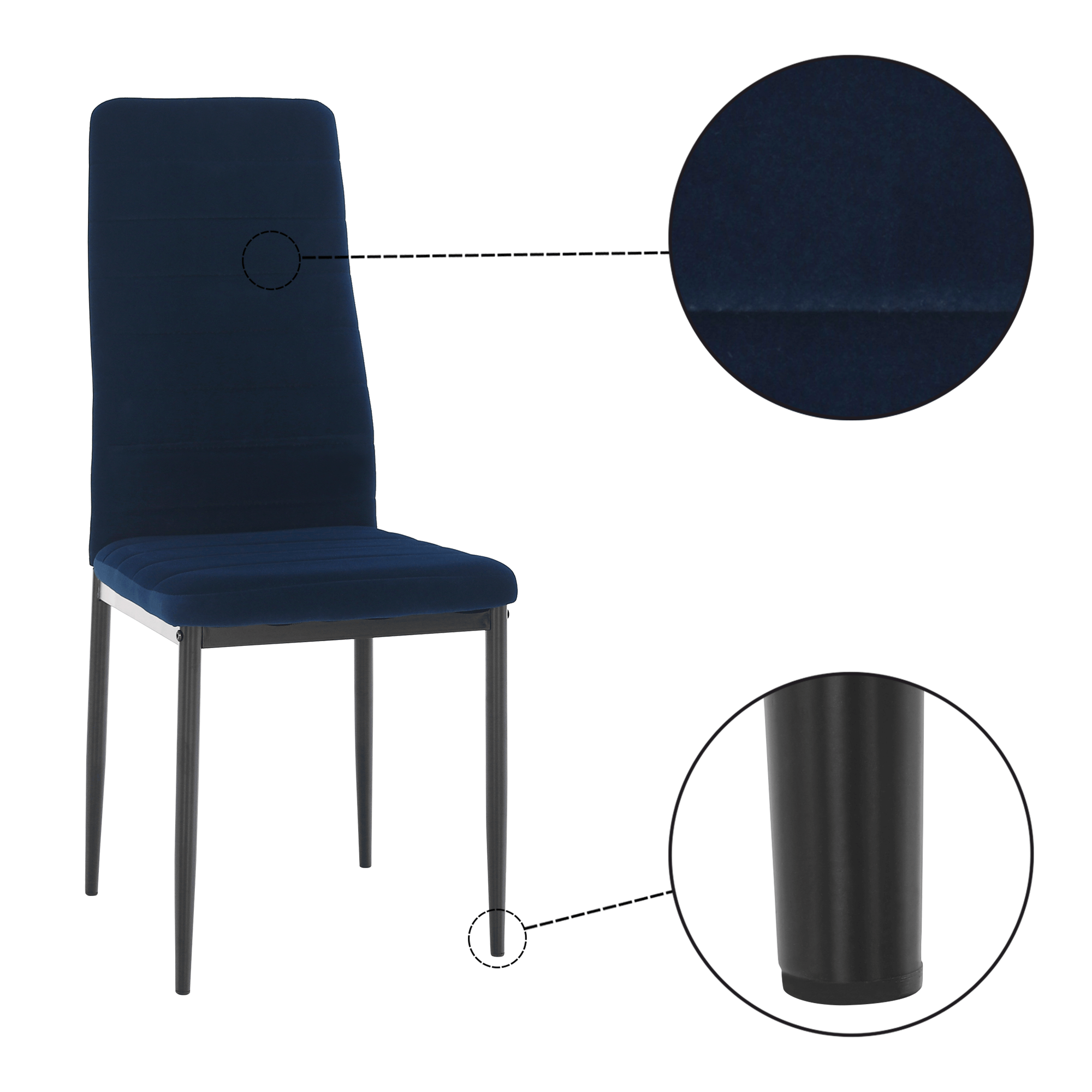 Szék, bézs Dulux Velvet szövet/fekete fém, COLETA NOVA