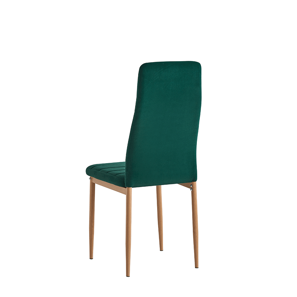 Szék, bézs Dulux Velvet szövet/fekete fém, COLETA NOVA