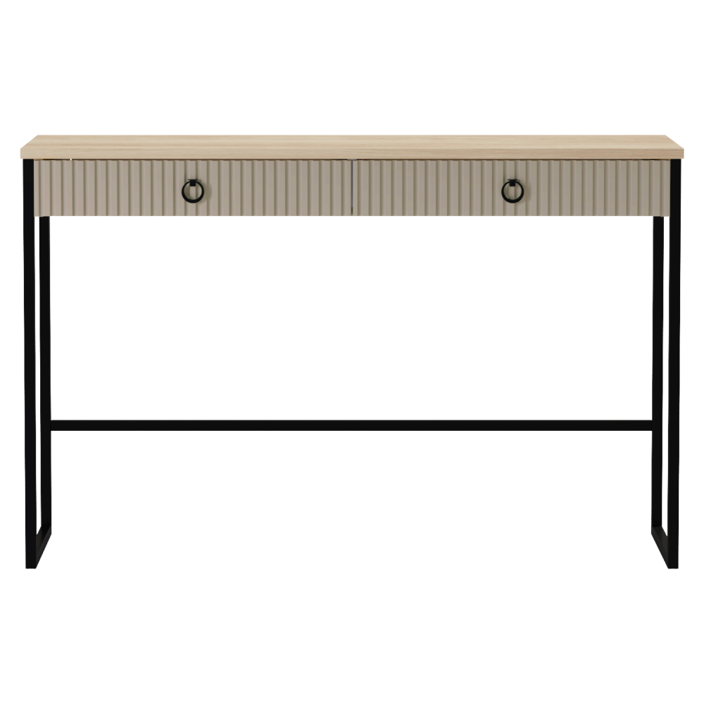 Fésülködőasztal, szürkésbarna Taupe/silverjack tölgy, DOMCA 2S