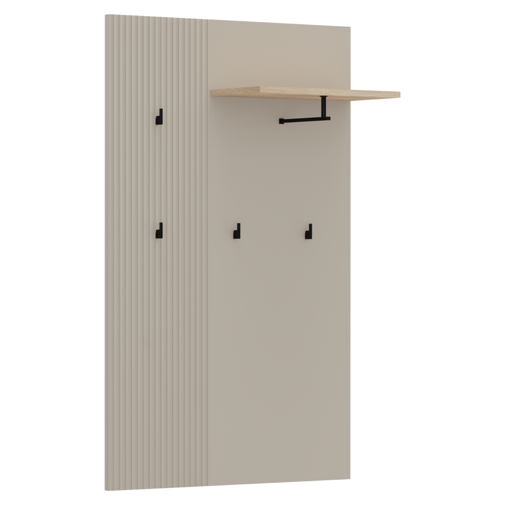 Akasztópanel 85, szürkésbarna Taupe/silverjack tölgy, DOMCA
