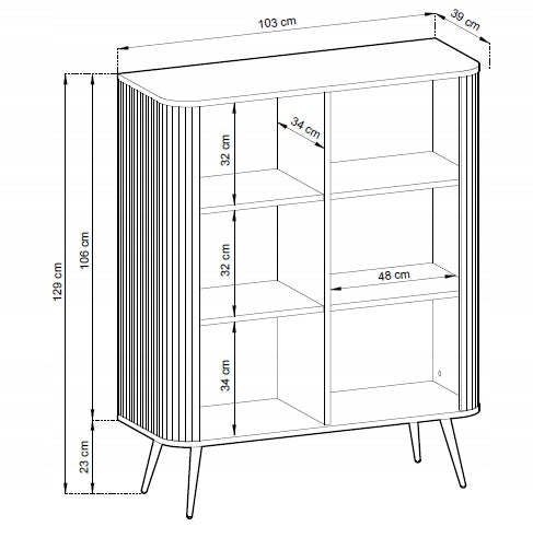 Amarello komód 103 széles