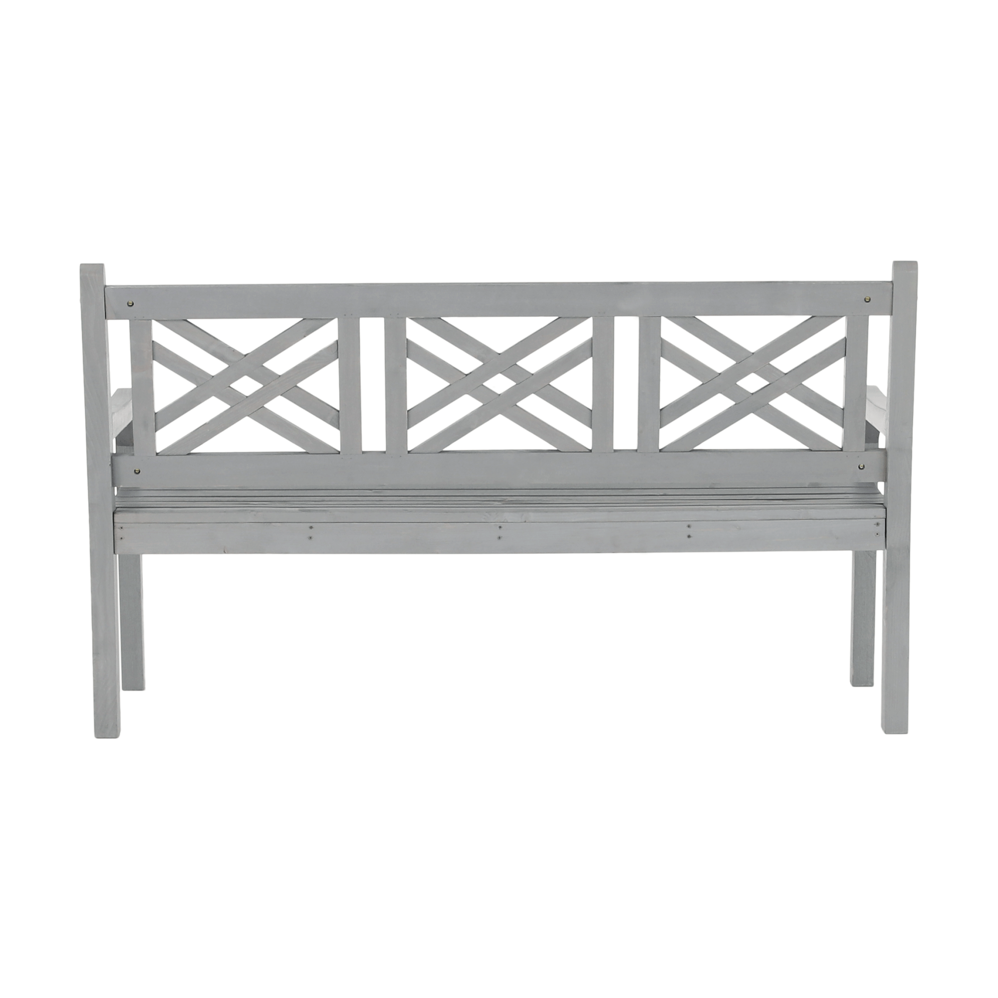 Fából készült kerti pad, szürke, 150 cm, FABLA