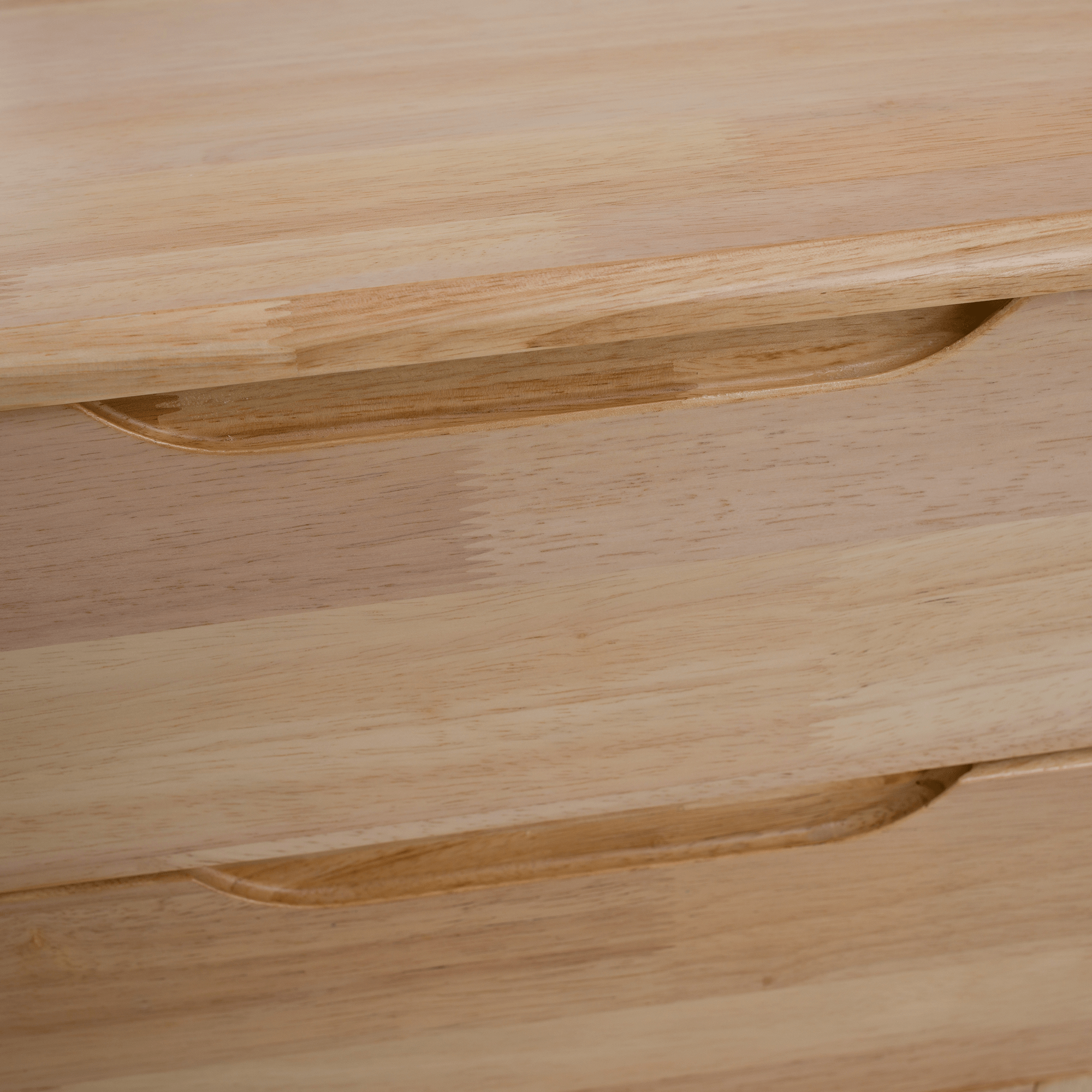 Éjjeliszekrény, masszív fa, természetes, FERB