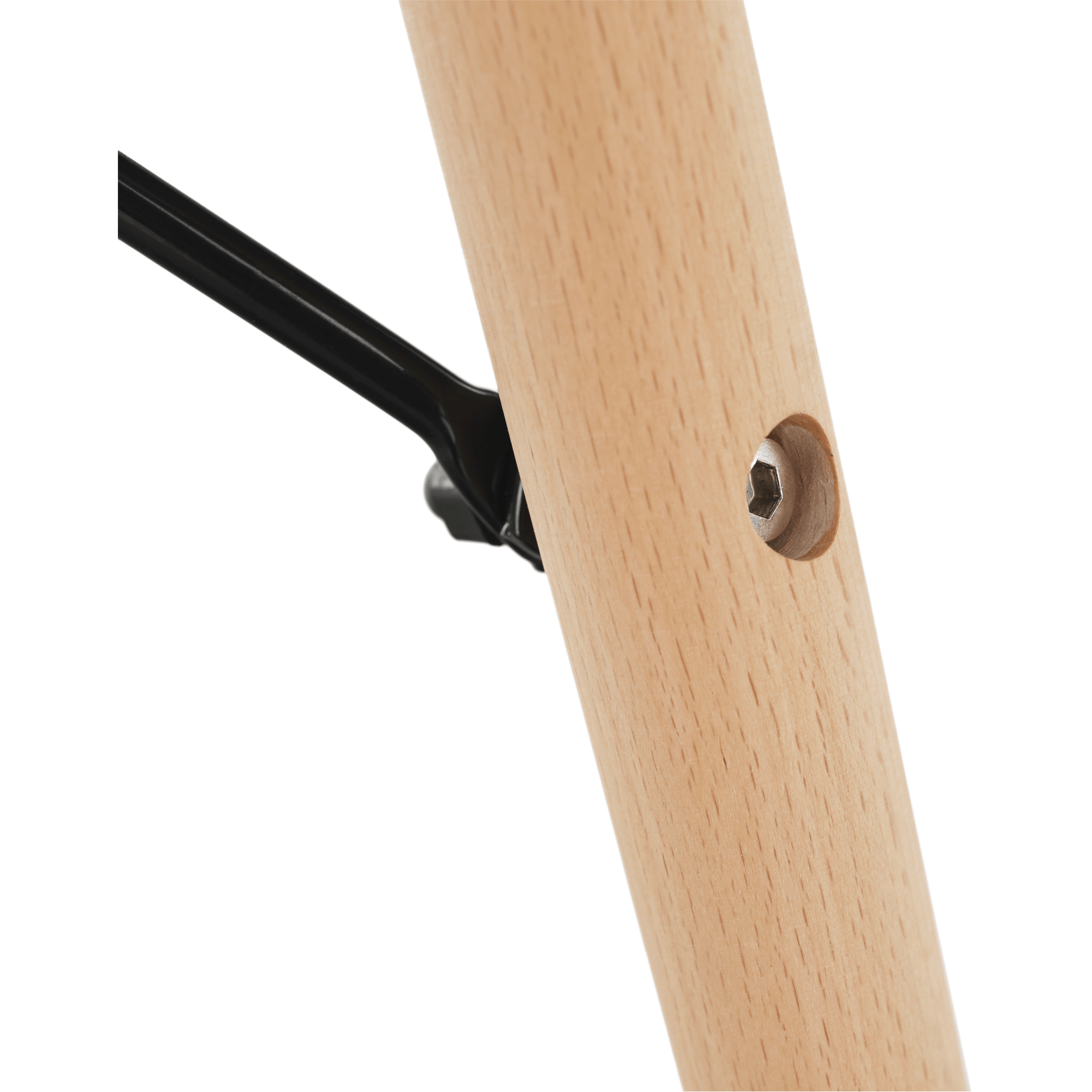 Étkezőasztal,  fehér/bükk, átmérő 80 cm, GAMIN 2 NEW 80