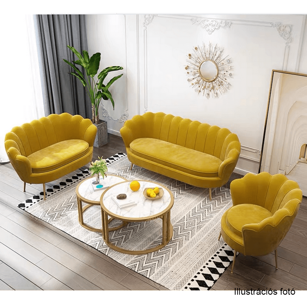 Fotel Art-deco stílusban, smaragd Velvet anyag/gold króm-arany, NOBLIN