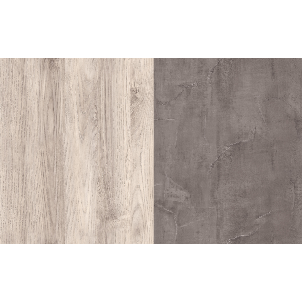 Alacsony vitrin 2D1W1S, nairobi gesztenye/onix, JESI NEW