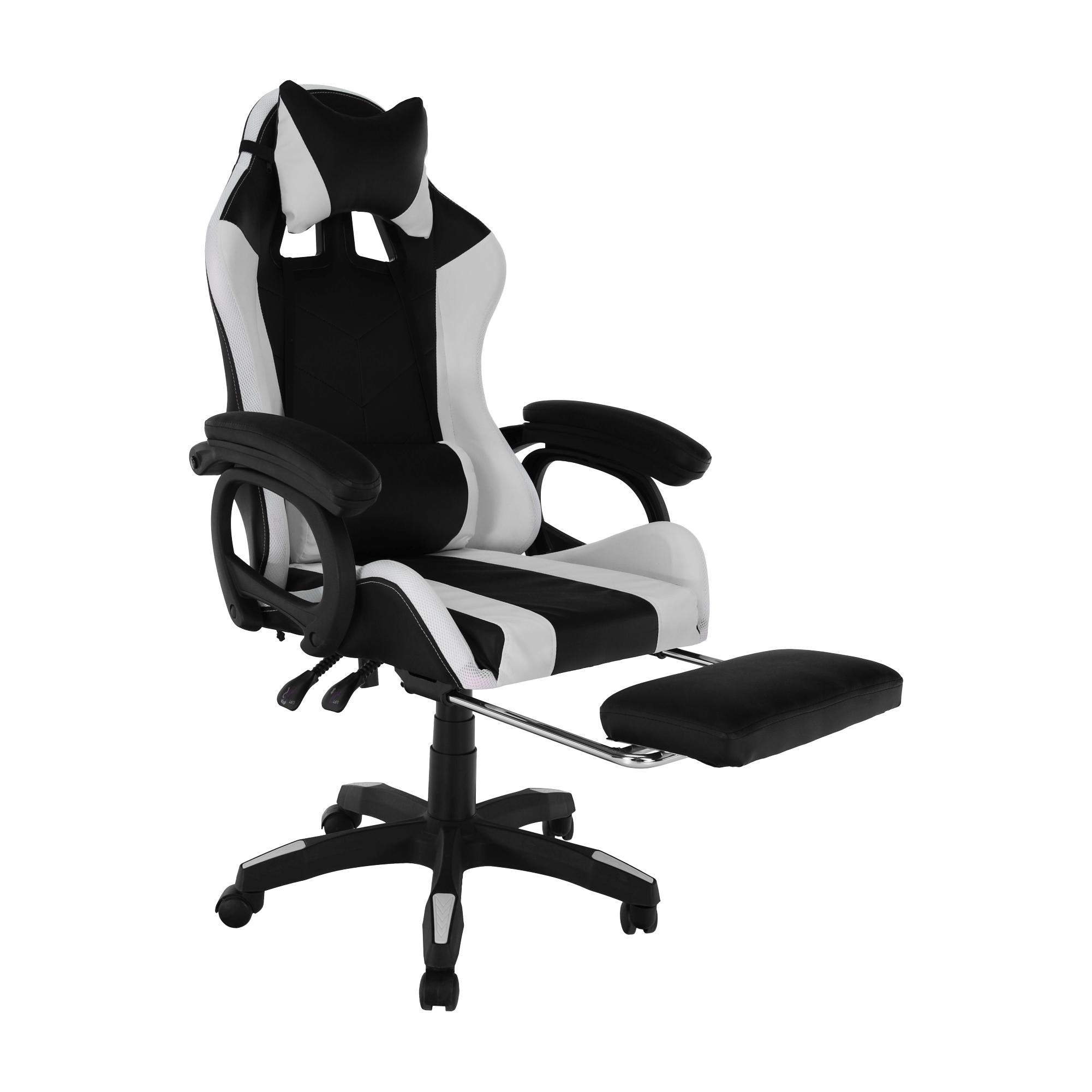 Irodai/gamer szék RGB LED világítással, JOVELA