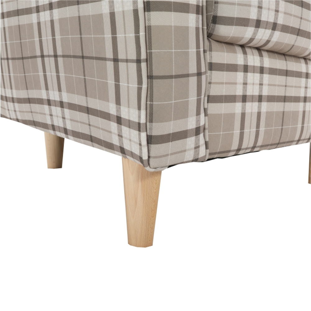 füles fotel puffal, szövet patchwork N1, ASTRID