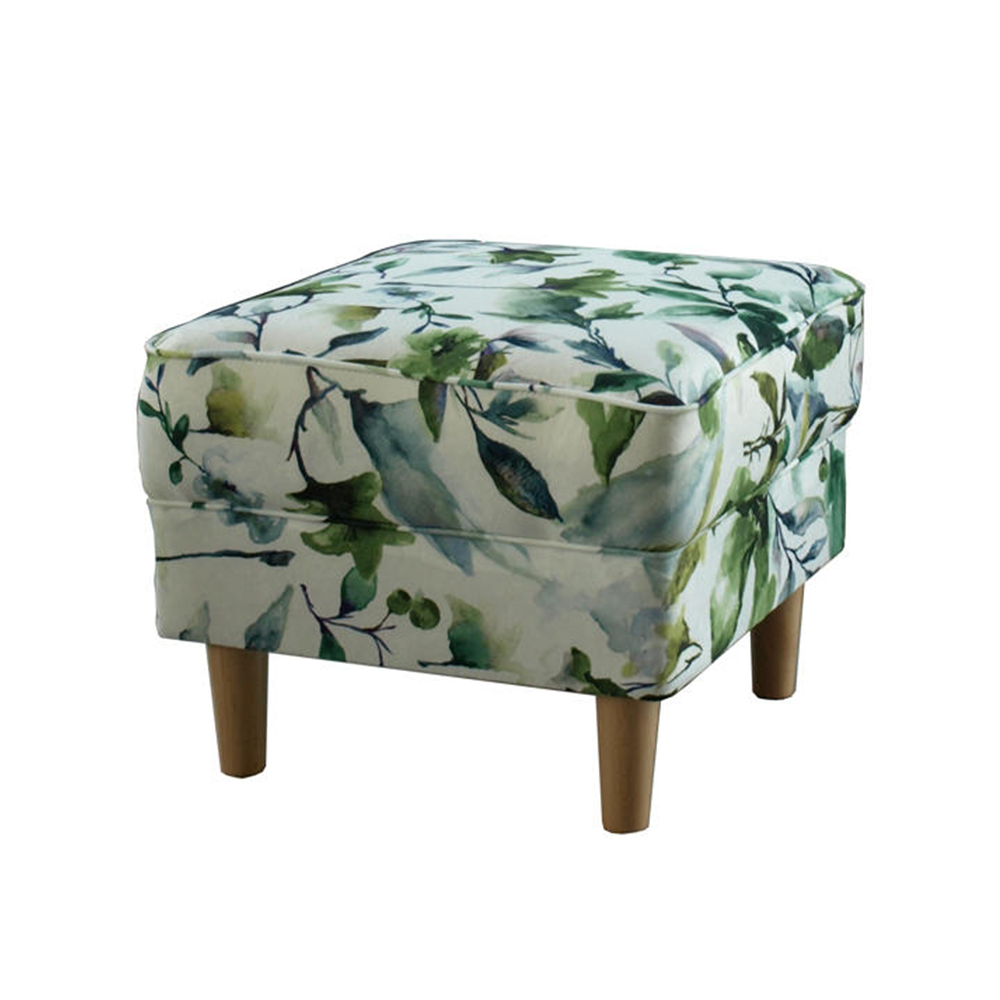 füles fotel puffal, szövet patchwork N1, ASTRID