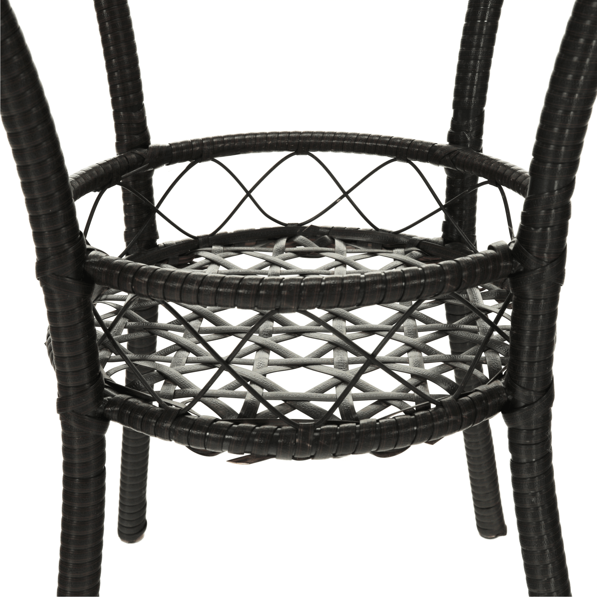 Kerti rattan szett 1+2, barna, LASAN