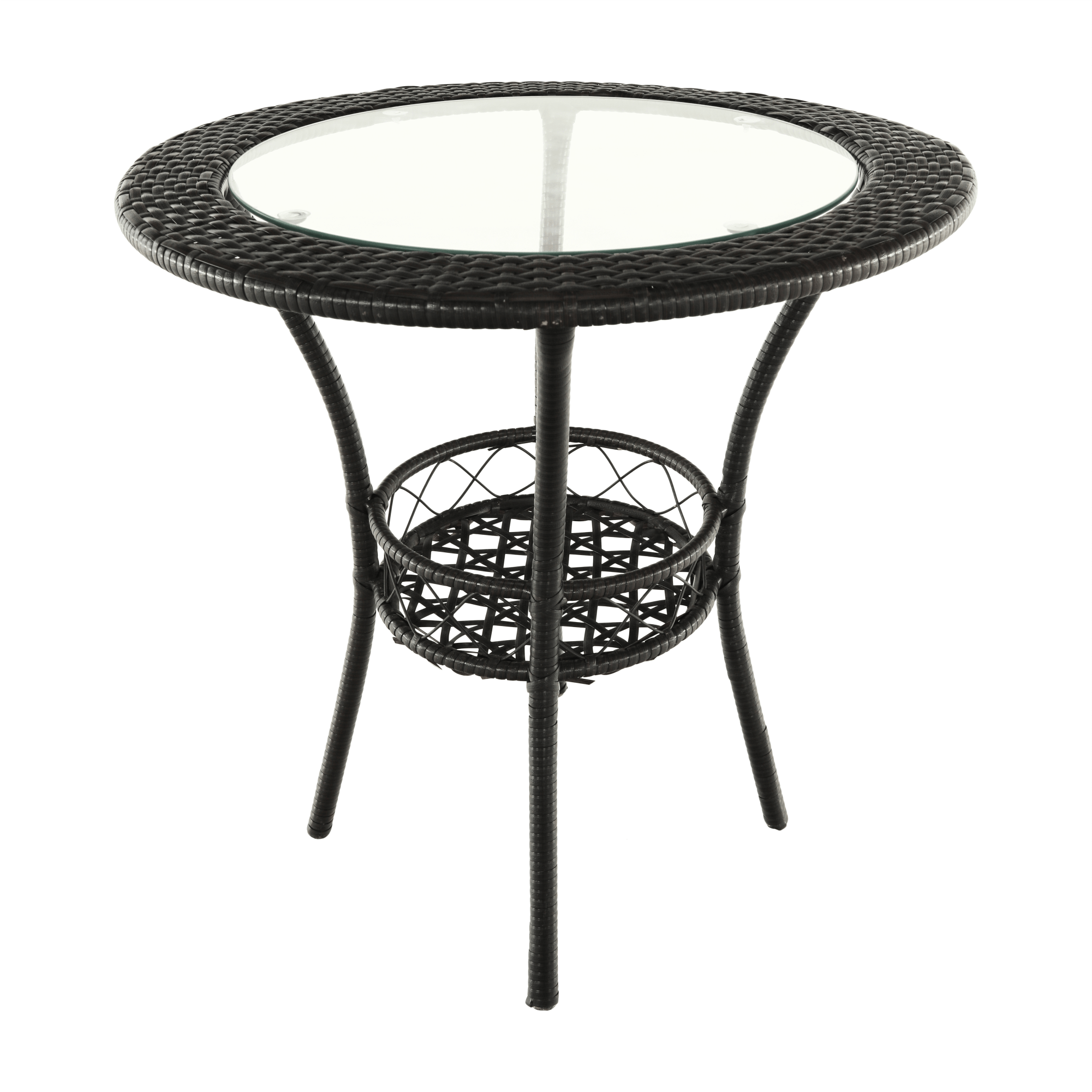 Kerti rattan szett 1+2, barna, LASAN