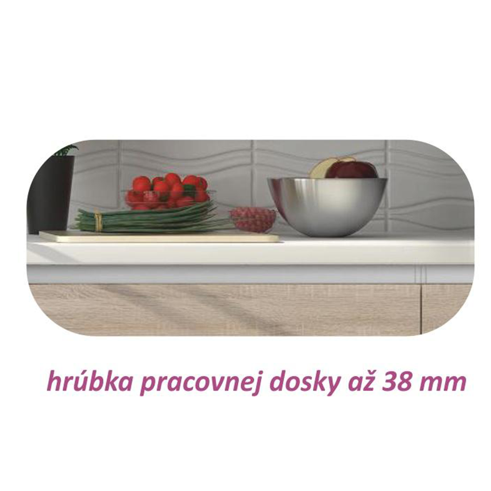 Alsó sarokszekrény, fehér magas fényű HG, LINE