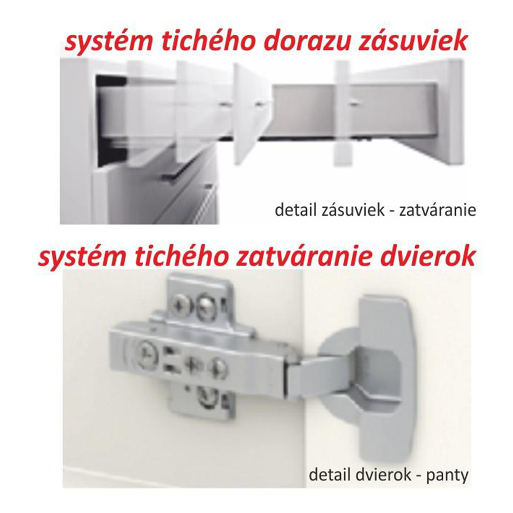 Felsőszekrény,G80, fehér magas fényű HG, LINE