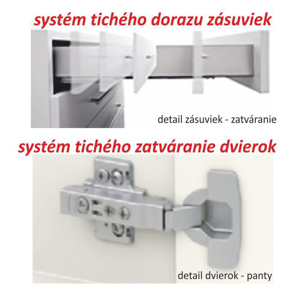 Felsőszekrény,G80, fehér magas fényű HG, LINE