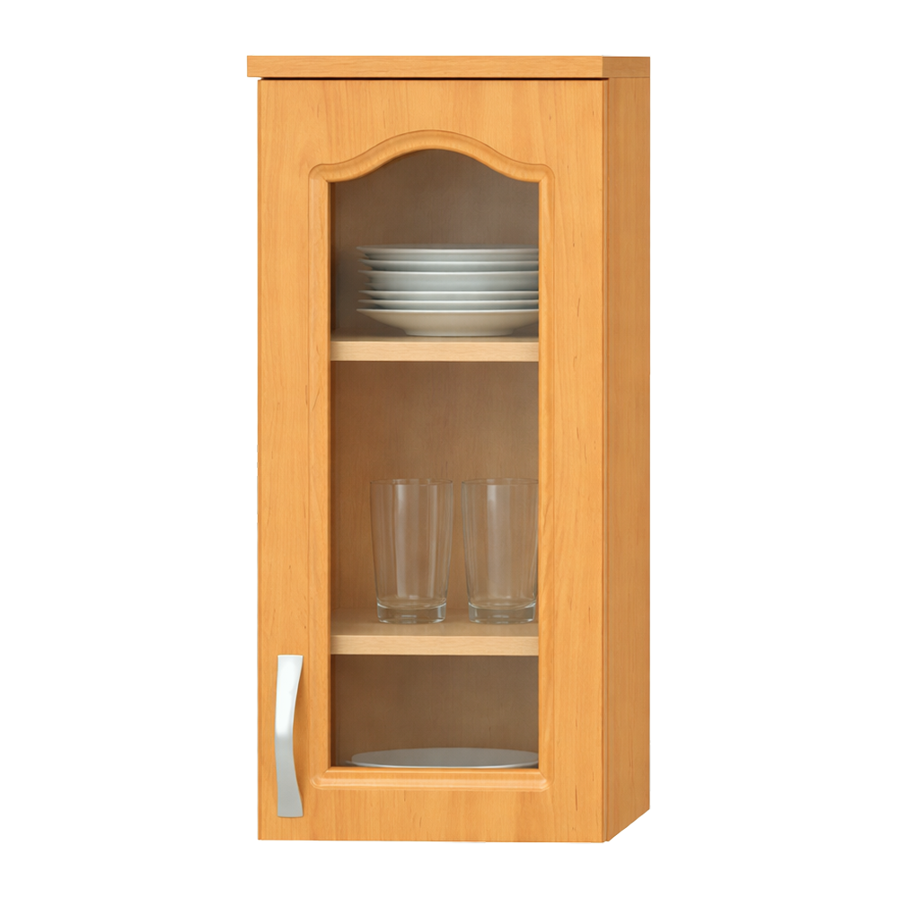 Konyha szekrény, felső, éger, jobbos kivitel, LORA MDF NEW KLASIK W40S