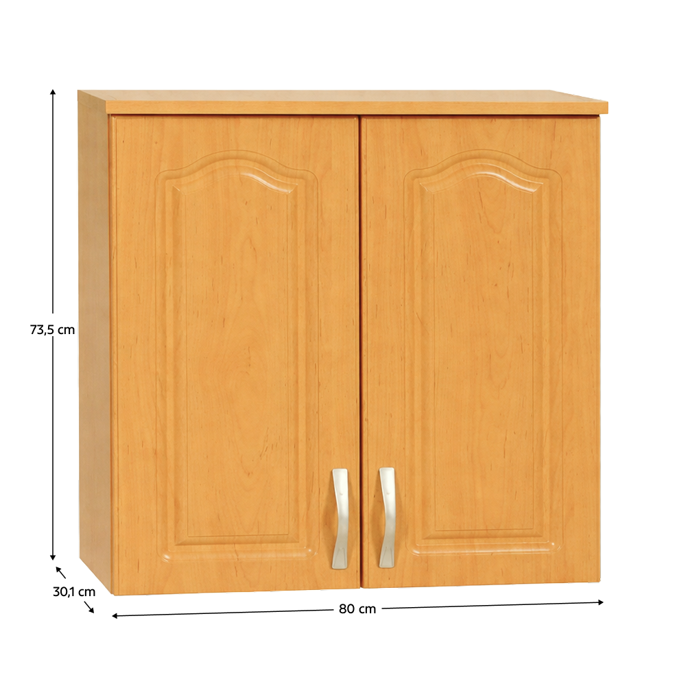 Konyha szekrény, felső, éger, LORA MDF NEW KLASIK W80/735