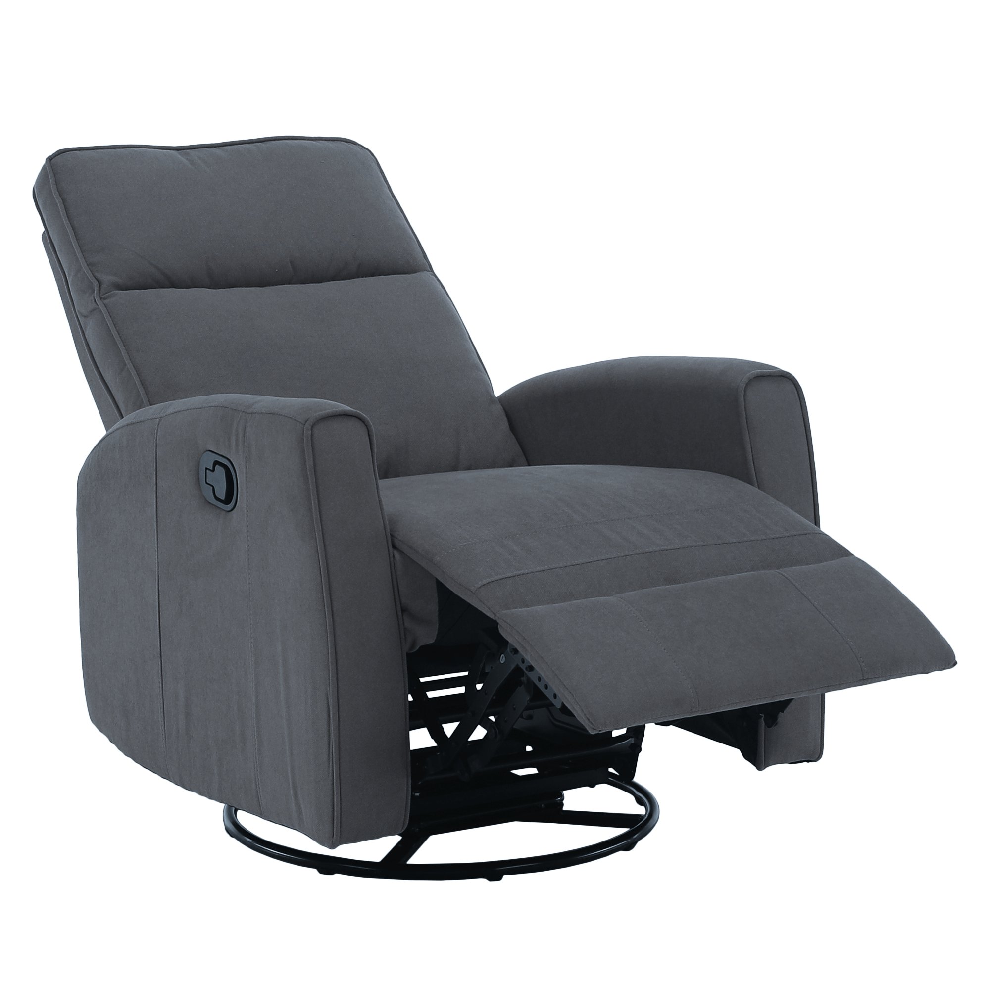 Relax forgószék fotel, szürkésbarna taupe, MEKENZI