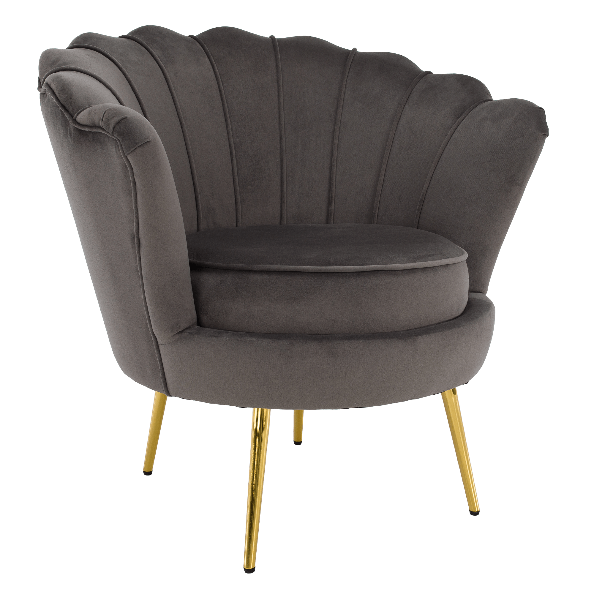 Art-deco stílusú fotel, Velvet szövet/gold arany króm, NOBLEO