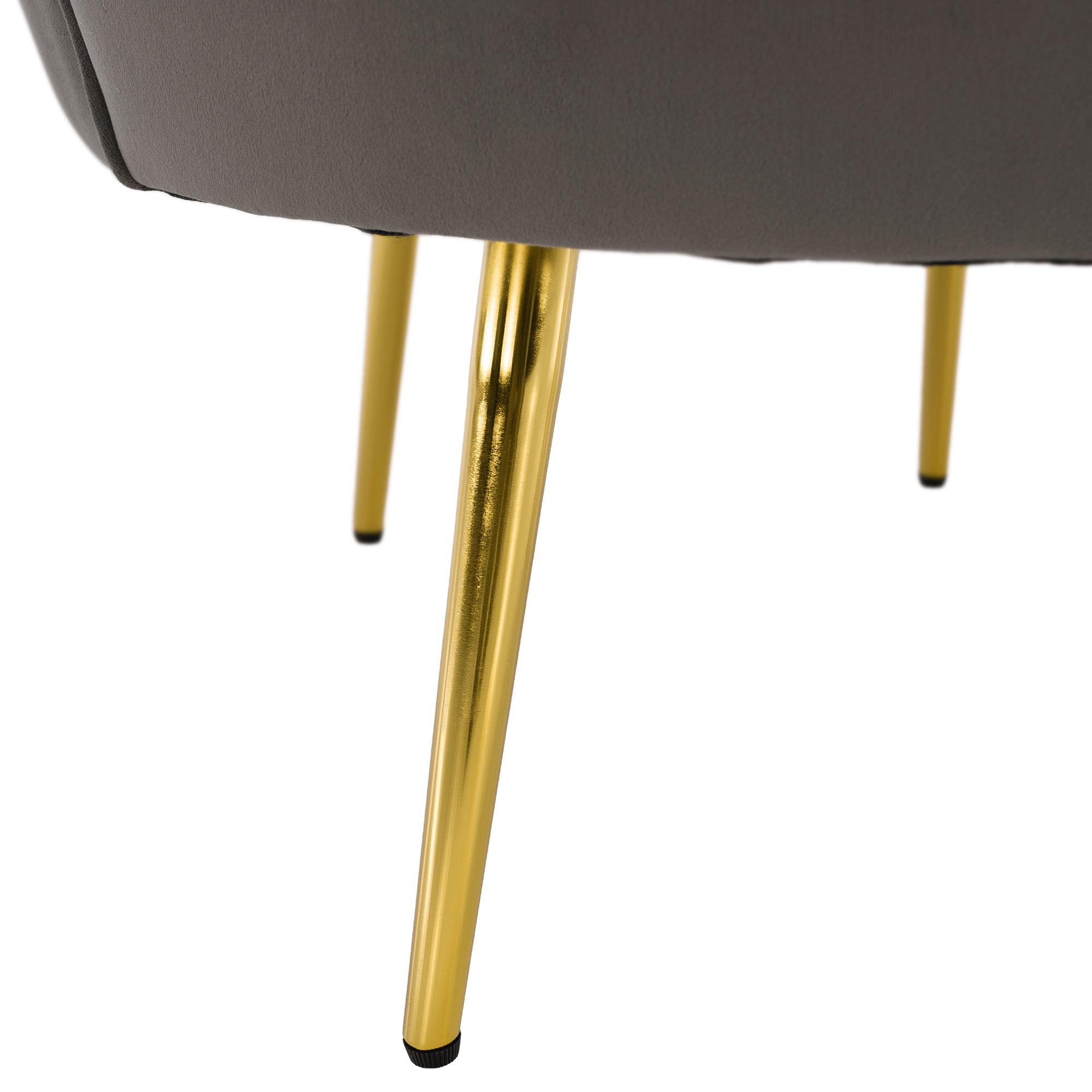 Art-deco stílusú fotel, Velvet szövet/gold arany króm, NOBLEO