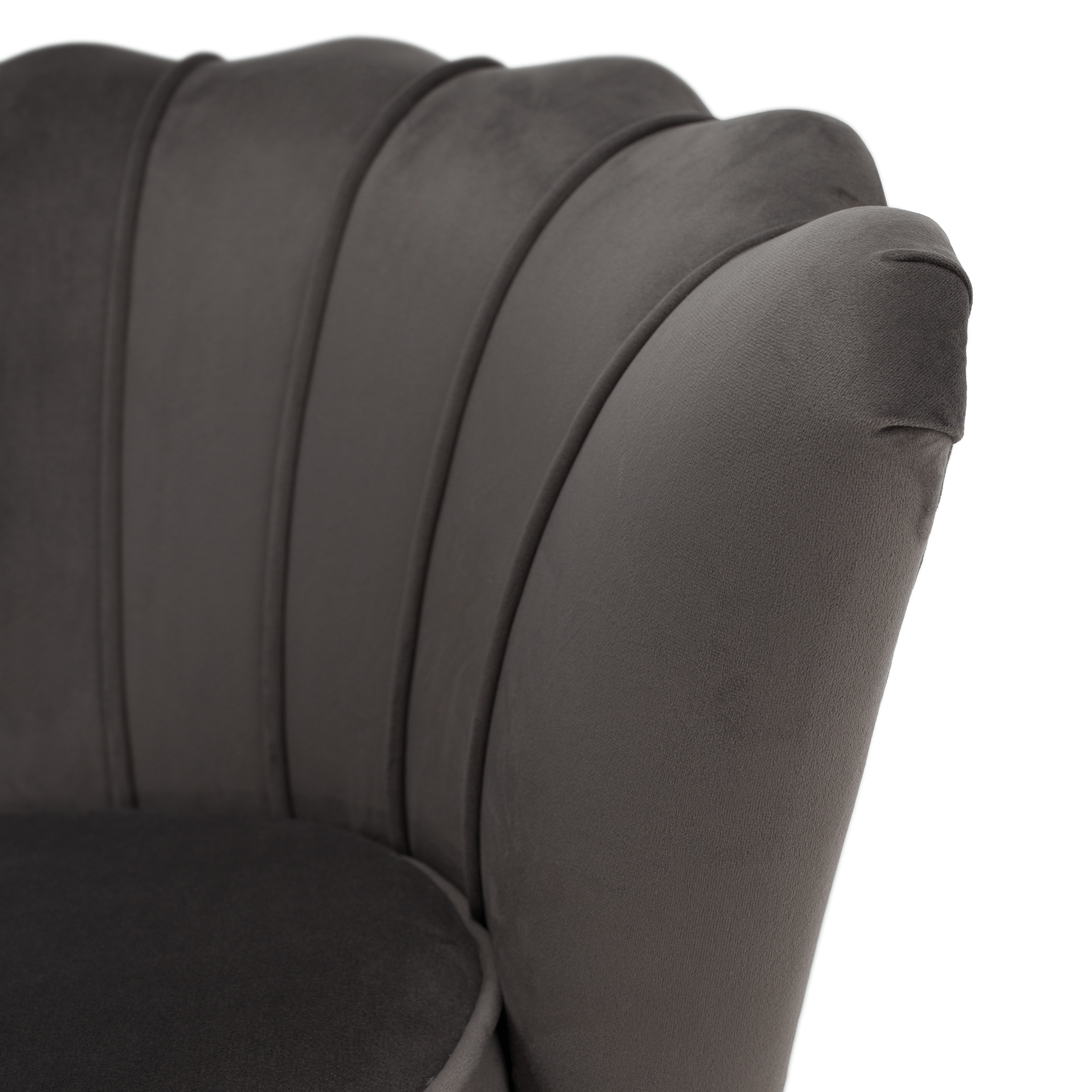 Art-deco stílusú fotel, Velvet szövet/gold arany króm, NOBLEO